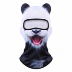 3D Skidmask med Öron – HD Tryck