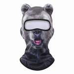 3D Skidmask med Öron – HD Tryck