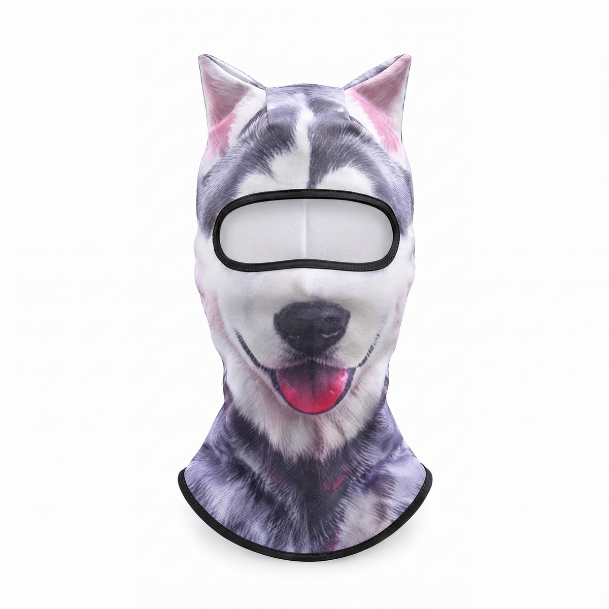 3D Skidmask med Öron – HD Tryck